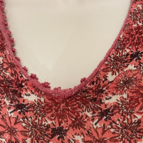 ZARA Trafaluc Rust Floral Flower Romper Skort Dress Small - Picture 11 of 16